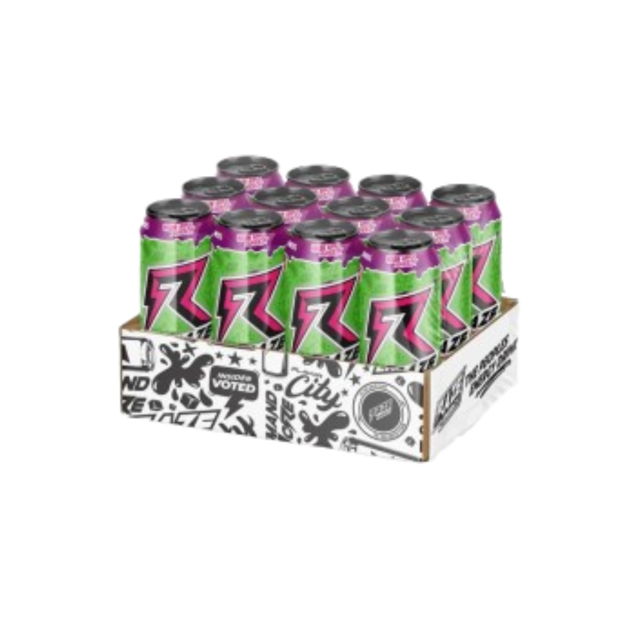 12 Raze Energy Melon Apple 473mL avec 151,36mg de Caféine 