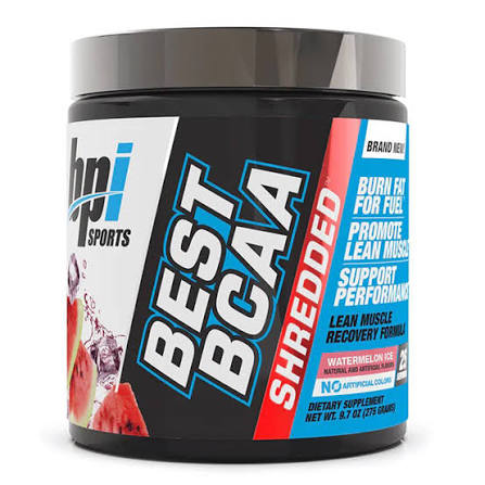 Best BCAA Shredded 275g - Plus de 2g Carnitine